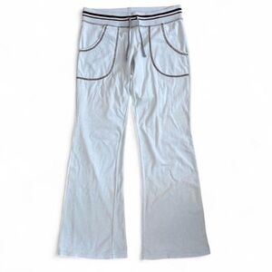 Y2K Vintage Riley velour low rise flare track pants